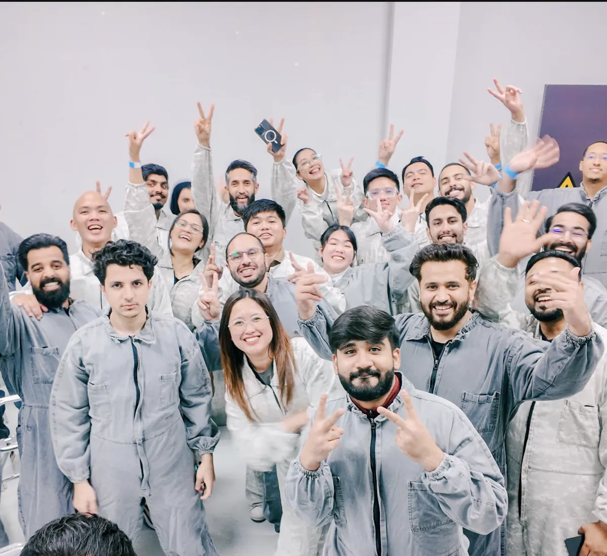 Keyspace team celebrating together