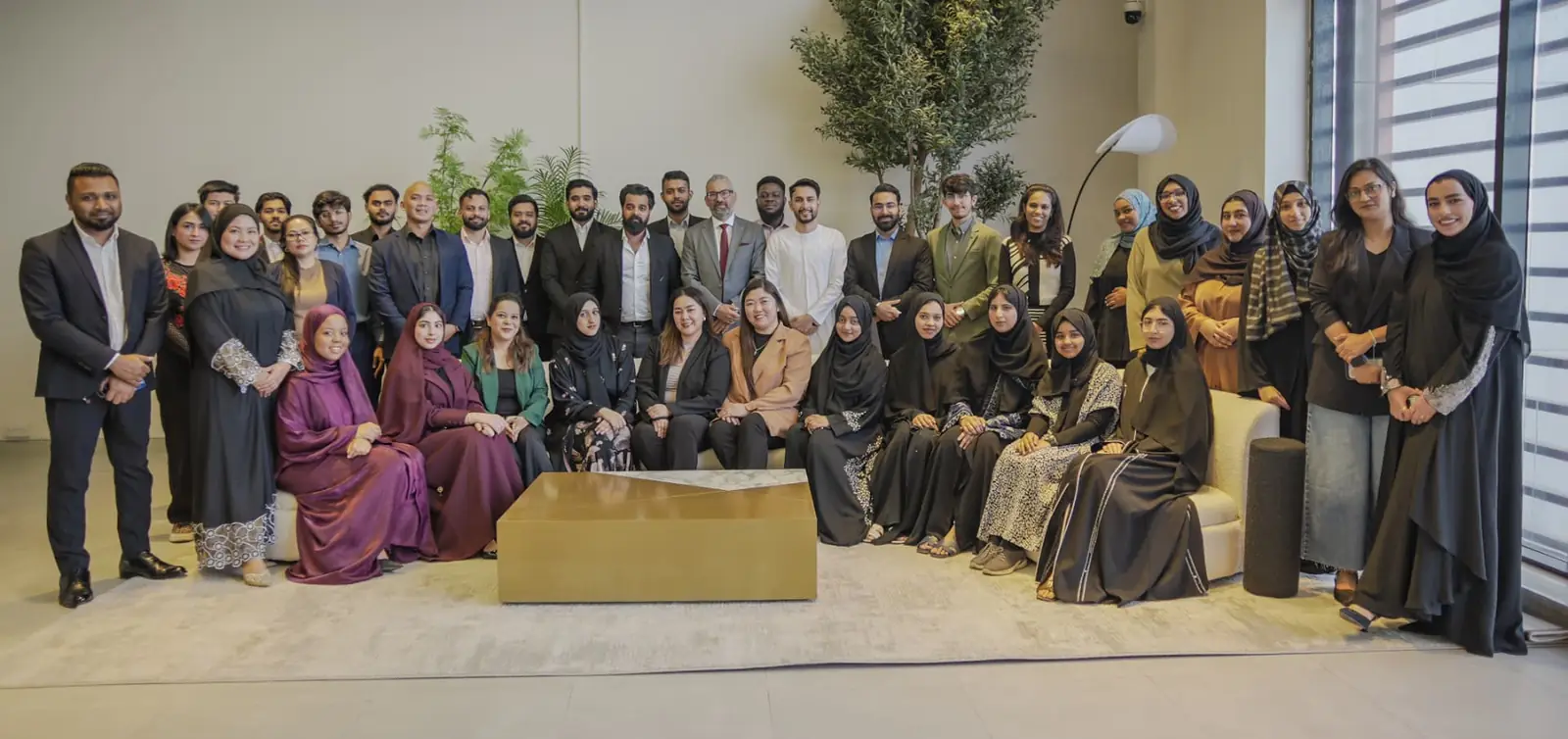 The Keyspace team gathered together for a group photo in the office lounge